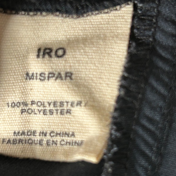 IRO Mispar Spagetti Strap Little Black Dress T1 Small - Picture 7 of 7